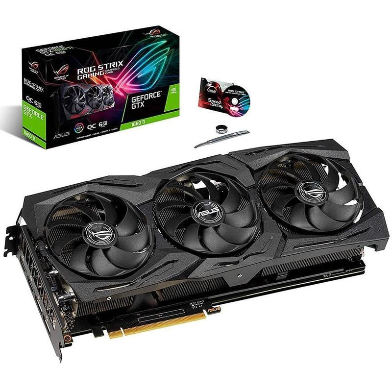 グラフィックボード・グラボ・ビデオカード ROG STRIX GTX1660TI O6G GAMING ASUS Amazon | ASUS NVIDIA GTX 1660TI 搭載 トリプルファンモデル